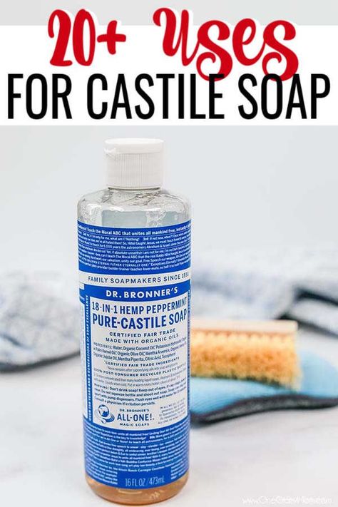 Dr Bronners Recipes, Clarifying Shampoo Diy, Dr Bonners, Castile Soap Uses, Castile Soap Recipes, Homemade Hand Soap, Diy Body Wash, Diy Foaming Hand Soap, Lavender Shampoo