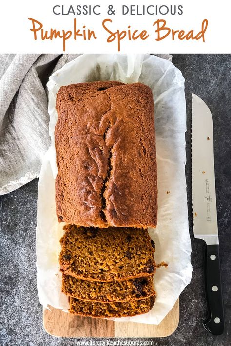 Pumpkin Spice Bread Recipe, Spice Bread Recipe, Lemon Loaf Recipe, Pumpkin Spice Bread, Milk Chocolate Chip Cookies, Spice Bread, Sweet Potato Bread, Spice Cake Recipes, Pumpkin Loaf