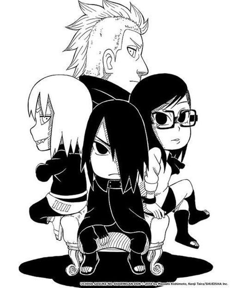 Team Taka, Sasuke Uchiha, Naruto, Anime