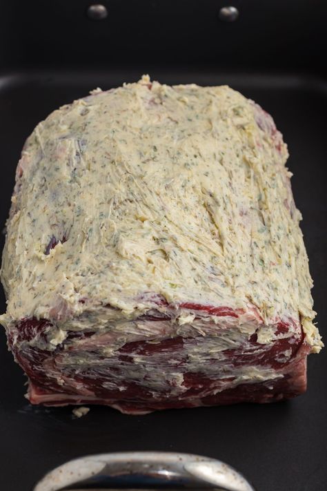 Smoked Garlic Butter Prime Rib, How To Cook Prime Rib Roast Slow Cooker, Seasoning For Prime Rib Roast, 5lb Prime Rib Roast Oven, Prime Rib Roast Recipe Reverse Sear, Prime Rib Roast Oven Boneless, Smoked Prime Rib With Garlic Herb Compound Butter, Oven Prime Rib Recipe, Best Boneless Prime Rib Recipe Ever