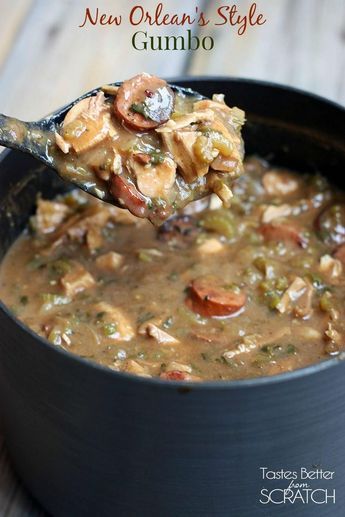 New Orleans Style Gumbo, New Orleans Gumbo, New Orleans Recipes, New Orleans Style, Cajun Dishes, Seafood Gumbo, Gumbo Recipe, Cajun Cooking, Creole Recipes