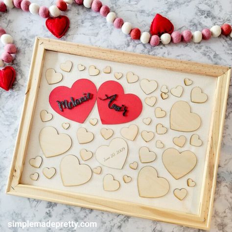 Cut Valentines Gifts, Valentines Gifts Kids, Laser Cut Valentines, Wooden Hearts Diy, Heart Crafts Kids, Wood Crafts For Kids, Wood Crafts Ideas, Gifts Laser Cut, Valentine's Day Gifts For Kids