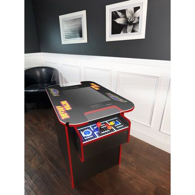 Bring the arcade experience home with this Suncoast arcade multicade XL cocktail arcade machine. This cocktail table game machine comes with 516 of the best classic arcade games, ensuring hours of gaming fun, including adventure games, sports games, fighting games, puzzle games, racing games, and more. Featuring a 24" LCD screen and 2-player, buttons and joystick, a classic black arcade cabinet, and a two-sided arcade head-to-head arcade table, this machine is perfect for gaming enthusiasts of a Games Puzzle, Arcade Table, Cocktail Design, Arcade Game Machines, Arcade Cabinet, Game Machine, Air Hockey, Retro Games, Arcade Machine