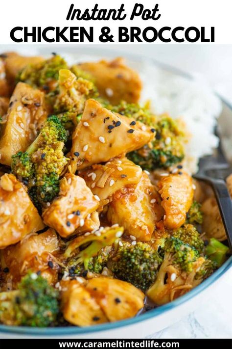 Instant Pot chicken and broccoli is a 20-minute recipe that kids and adults will love! Family-friendly easy recipe for all ages. Easy to make and delicious too! #instapot #instantpot #chicken #broccoli Instant Pot Chicken And Broccoli, High Volume Low Calorie, Broccoli Chicken, Chicken And Broccoli, Best Instant Pot Recipe, Instant Pot Recipes Chicken, Instant Pot Dinner Recipes, Easy Instant Pot Recipes, Healthy Family