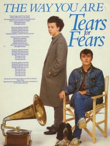 Tears for Fears, Roland Orzabal, Curt Smith 80s Posters, Roland Orzabal, Fear 3, Dark Wave, Dorm Posters, Tears For Fears, Poster Room, Collage Poster, Band Posters