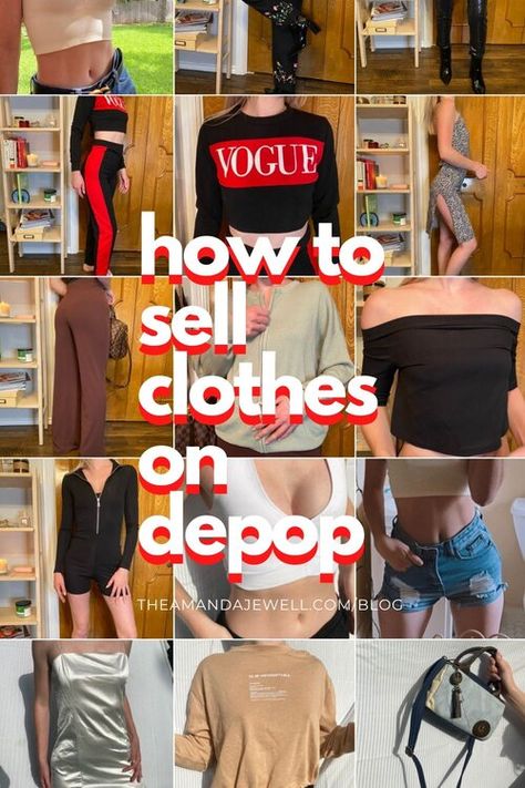 Depop Accounts To Follow, Clothes Selling Ideas, Depop Post Ideas, How To Start A Depop Shop, Shop Policies Depop Picture, Selling On Depop Tips, Depop Picture Ideas, Depop Selling Tips, Selling Clothes Aesthetic