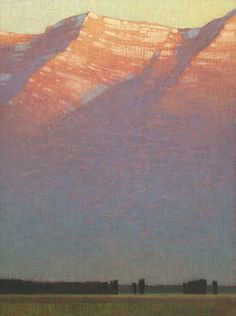 David Grossman Art, David Grossman, Tonalist Paintings, Western Artist, Jackson Hole Wyoming, Moon Rising, Yellow Sky, Open Sky, Art Magazine