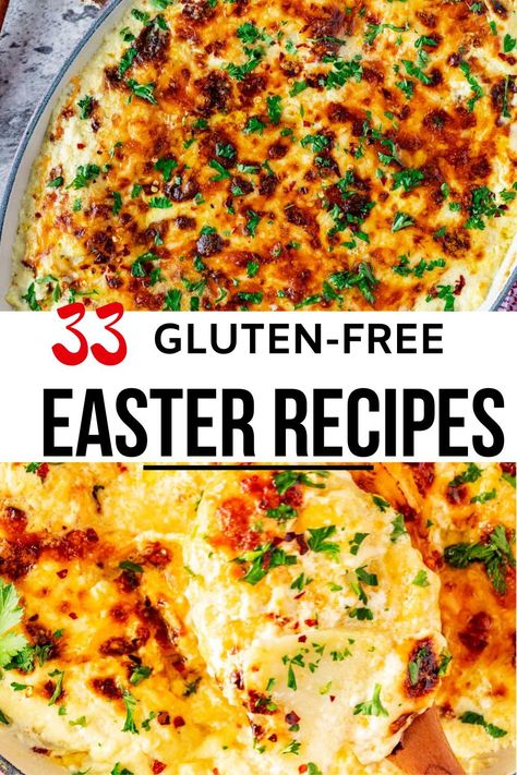 Are you looking for some great gluten free Easter recipes? Well, you've come to the right place! From main dishes to desserts, we've got everything you need to celebrate Easter without gluten. So get ready to enjoy some delicious food this Easter with these 33 Gluten Free Easter Recipes. Gluten Free Easter Dinner, Gluten Free Potluck, Vegetarian Easter, Gluten Free Ham, Gluten Free Casserole, Healthy Easter Recipes, Gluten Free Brunch, Gluten Free Easter, Easter Dishes