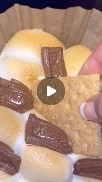 Cici Soriano on Instagram: "Easy Airfryer Smores Dip 🍫 Saw this on tiktok and my big back gave in! Cooked the marshmallows at 350 for about 4-5 minutes or until browned to your liking! Then added chocolate and cooked for another minute.   #smores #airfryer #easyrecipes #dessert" Recipes With Big Marshmallows, Air Fryer Smores Recipes, Air Fryer Smores Dip, Airfryer Smores Dip, Airfryer Smores, Airfryer Recipes Dessert, S’mores Air Fryer Dip, S'mores In Air Fryer, Airfry S’mores