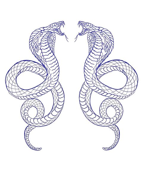 2 Cobra Tattoo, Two Cobras Tattoo, Two Snake Back Tattoo, Snakes On Back Tattoo, Double Snake Back Tattoo, Cobra Snake Tattoo Design, Two Snake Tattoo, Snakes Back Tattoo, Cobra Tattoo Back