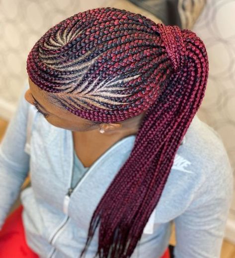 Best Braid Styles, Lemonade Braids, Single Braids, Bob Braids, Braided Cornrow Hairstyles, Braided Ponytail Hairstyles, Small Braids, Pretty Hair Color, Easy Braids