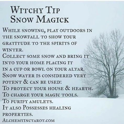 Snow Spells Witchcraft, Elemental Magick, Magickal Tips, Ice Witch, Lunar Witch, Charmed Book Of Shadows, Witchy Tips, Green Witchcraft, Witchcraft Spell Books