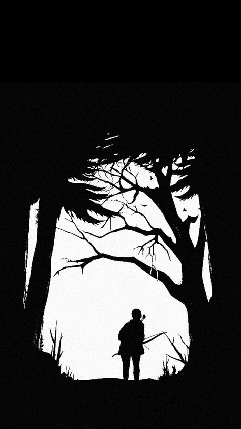 The Last Of Us Dibujos, Last Of Us Drawing, Monochrome Posters, The Last Of Us2, Space Drawings, Graphic Design Infographic, Iphone Wallpaper Kawaii, Wallpaper Size, Silhouette Art