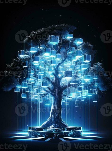 Futuristic Tree, Chinese Tree, Science Fiction Design, Android Wallpaper Art, Projection Mapping, Interactive Art, Social Media Design Inspiration, Background 3d, Graphic Design Lessons