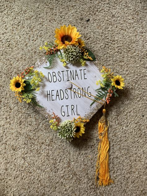 Pride And Prejudice Graduation Cap, Jane Austen Graduation Cap, Feminist Grad Cap, Quotes For Graduation Caps, Grad Cap Decorated, Graduation Cap Decoration Diy, Grad Hat, Senior Graduation Party, High School Graduation Cap