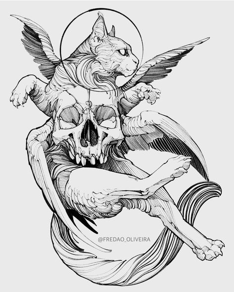 Creepy Tattoos, Dark Art Tattoo, Tattoo Art Drawings, Desenho Tattoo, Dark Tattoo, Dark Art Illustrations, Tattoo Design Drawings, Creative Tattoos, Animal Tattoos