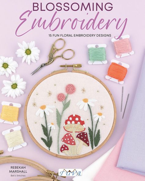 Blossoming Embroidery ✨🌸🪡 • Hi, I wrote a book!!! I could not be more excited to share the project that I’ve been working on over the last 13 months! My book, Blossoming Embroidery: 15 Fun Floral Embroidery Patterns, is available for preorder now! It features 15 brand new, bright and happy floral patterns. The books includes a traceable pattern for each design, DMC color codes, full instructions, and a detailed stitch guide. If you’ve been following along for a while, you’ll know that a book ... Floral Embroidery Designs, Wildflower Bouquets, Color Numbers, Birds And Butterflies, Stitch Guide, Floral Embroidery Patterns, Embroidery Book, Needlework Embroidery, Wildflower Bouquet