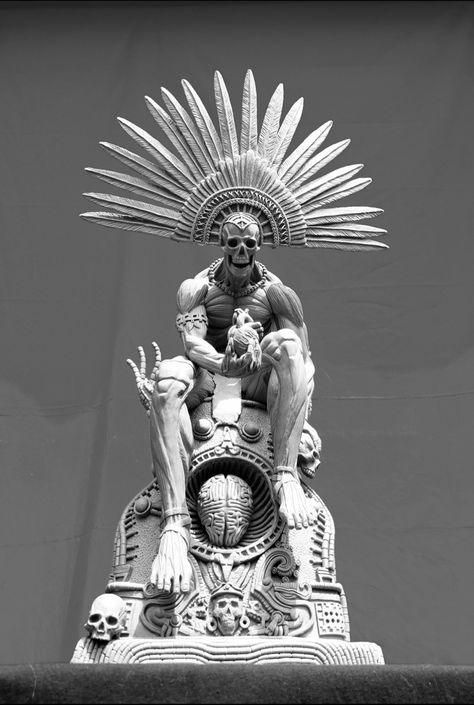 Angel Sculpture Art, Aztec Artwork, Mayan Tattoos, Aztec Tattoos, Mexican Tattoo, Mexican Artwork, Realistic Tattoo Sleeve, Mexican Culture Art, Lowrider Art