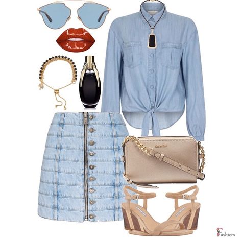 Mini jeans skirt Created with  #fashiersapp👠💄 #skirtoutfits #miniskirt #styleblogger #styleinspiration #fashionstyle #fashionista #fashionstyle #fashiontips #fashionoutfits #fashionset #casualoutfitideas #casualoutfitideas African Hair Wrap, Simply Fashion, Blue Jean Outfits, Fashion And Beauty Tips, Fashion App, Fashion Tips For Women, Casual Style Outfits, Fashion Set, Classy Outfits