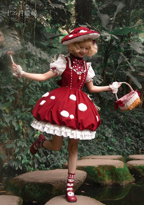 New Release: Nikki Tomorrow 『☆-Mushroom Wonderland-☆』 Lolita OP Dress and Its Matching Hat

◆ Shopping Link >>> https://lolitawardrobe.com/nikki-tomorrow-mushroom-wonderland-lolita-op-dress-and-its-matching-hat_p7753.html Mushroom Inspired Dress, Mushroom Dress Fairy, Cottagecore Mushroom Outfit, Cute Mushroom Dress, Mushroom Dress Design, Red Mushroom Costume, Halloween Mushroom Costume, Pink Mushroom Costume, Mushroom Clothes Drawing