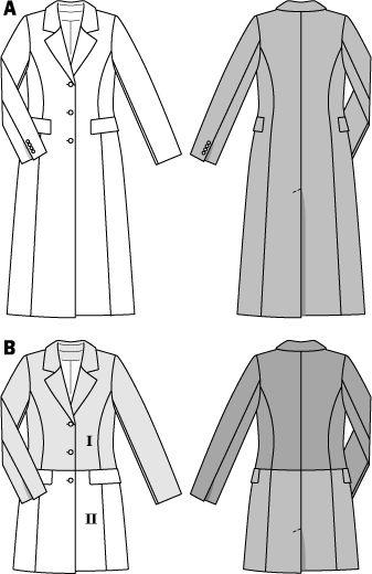 Burda 6845  Lab coat possibility Cape Pattern Sewing, Diy Fashion Trends, Vest Sewing Pattern, Burda Sewing Patterns, Chic Outerwear, Coat Pattern Sewing, Wool Winter Coat, Jacket Pattern Sewing, Vogue Patterns