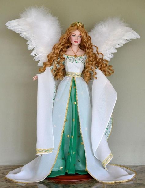 Doll Angel, Barbie Fairy, Uncanny Valley, Creative Clothes, Autumn Bride, Heirloom Doll, Angel Doll, Barbie Fashionista, Beautiful Barbie Dolls