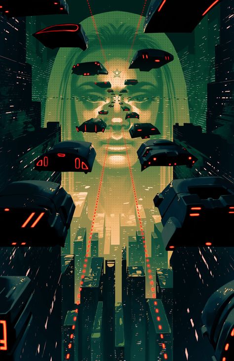 Futura is a series of illustrations of near-future, technology-driven worlds. Science Fiction Kunst, Futurism Art, Sci Fi City, Science Fiction Illustration, Psy Art, New Retro Wave, Cyberpunk Aesthetic, Arte Cyberpunk, Retro Waves