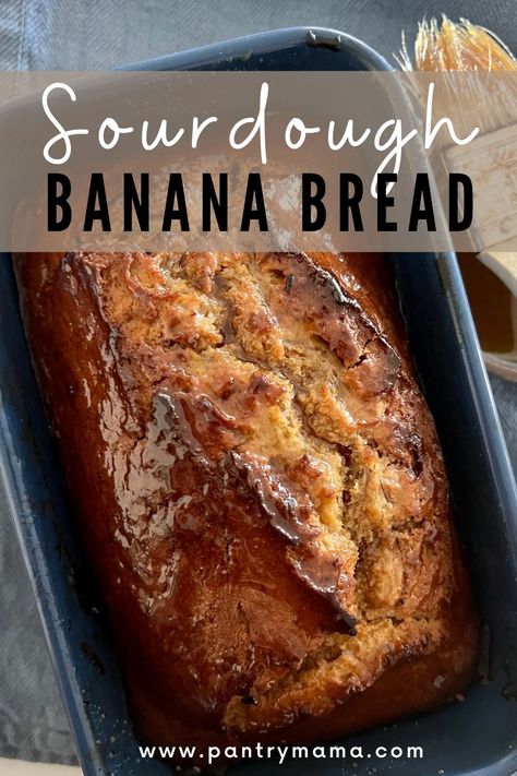 Bread Recipe Sourdough, Sourdough Discard Banana Bread, Discard Banana Bread, Sourdough Discard Banana, Sourdough Banana Bread Recipe, Sourdough Banana Bread, Sourdough Banana, Black Color Hairstyles, Recipe Using Sourdough Starter