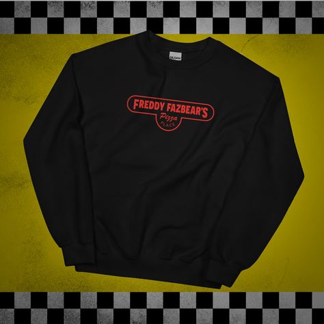 Fnaf Merch, Fnaf Freddy Fazbear, Fnaf Freddy, Pizza Place, Fnaf Movie, Freddy Fazbear, Shirt Png, Unisex Sweatshirt, Pizza