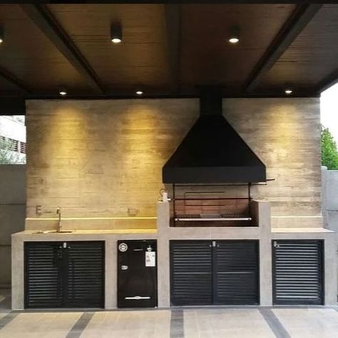 Built In Garden Seating, Barbeque Design, Bbq Shed, Concrete Outdoor Kitchen, Barbecue Design, Backyard Seating Area, Kitchen Design Layout, Kitchen Design Inspiration, Outdoor Bbq Kitchen