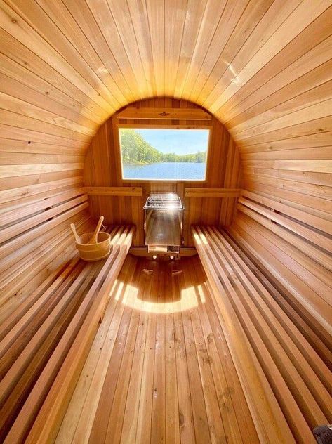 Sauna Kits, Sauna Diy, Chronic Pain Relief, Sauna Design, Digital Showers, Outdoor Sauna, Tiny Cabin, Steam Showers, Modern Shower