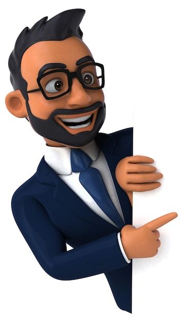 Photo fun 3d cartoon illustration of an ... | Premium Photo #Freepik #photo #3d-man #business-executive #executive #business-cartoon Business Man Anime, Man Cartoon Characters, Business Man Illustration, Business Man Cartoon, Man Animation, Business Wallpaper, Student Images, Business Images, Male Cartoon Characters