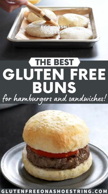 Gluten Free Buns Recipe, Gluten Free Hamburger Buns Recipe, Gluten Free Hamburger Buns, Gluten Free Hamburger, Gluten Free Burger, Pan Sin Gluten, Gluten Free Buns, Gluten Free Recipes Bread, Lettuce Wrap