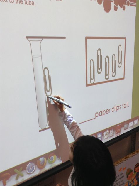 Interactive Lesson on the Promethean board Measurement using non-standard units by Sandra I Ruiz Promethean Board Activities, Tech Classroom, Promethean Board, Smart Panel, Stem Classes, Panel Ideas, Math 2, Activities For Preschool, Singapore Math