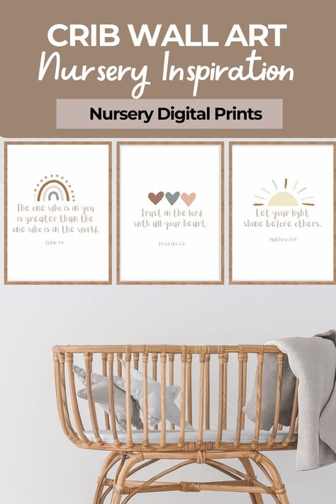 Set of 3 bible verses for your nursery or crib wall art. Bible verse wall decor. Faith-based scripture wall art. Nursery digital prints. Christian digital prints. Kids’ room bible verses. Scripture wall decor for your baby’s room. Baby Bible Verses, Crib Wall, Christian Nursery Decor, Scripture Wall Decor, Christian Nursery, Bible Verse Wall Decor, Nursery Artwork, Nursery Room Inspiration, Nursery Baby Room