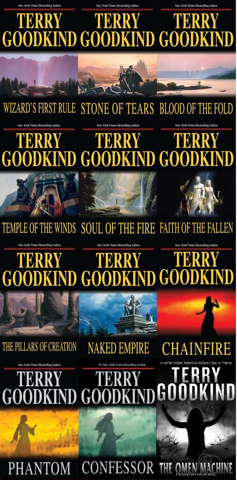 The Sword of Truth series by Terry Goodkind Reading Cafe, Terry Goodkind, Life Quotes Pictures, Fantasy Novel, By Terry, Favorite Authors, I Love Books, Series 3, Fantasy Books