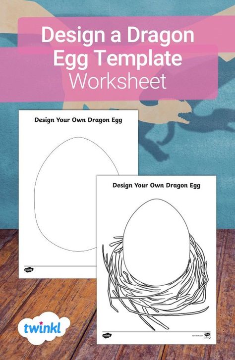 Let your child’s imagination run wild by designing a dragon egg using this brilliant template! This activity is perfect to practice fine motor skills and will make a lovely room decoration once finished. For more children's crafts and indoor activities, click to visit the Twinkl website!  #design #colouring #colouringsheets #colouringpages #dragonegg #dragon #dragons #parents #mindfulness #artsandcrafts #craftsforkids #twinkl #twinklresources #homelearning  #art #crafts #drawing #activity Dragon Activities For Preschool, Dragon Activity For Kids, Dragon Games For Kids, Dragon Preschool Activities, Dragon Activities For Kids, Fantasy Activities, Dragon Crafts For Kids, Dragon Activities, Dragon Room