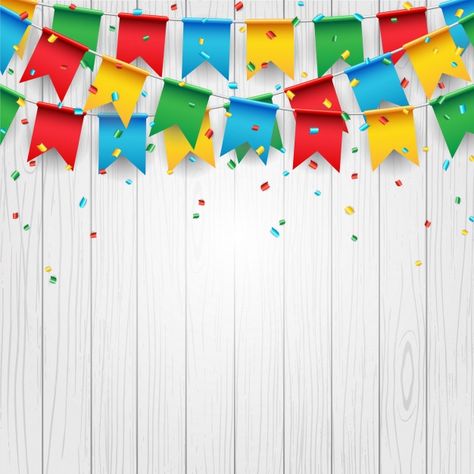 Party celebration flag on white wood bac... | Premium Vector #Freepik #vector #background #banner #ribbon #birthday White Wood Background, Banner Ribbon, Birthday Background Design, Owl Theme Classroom, Baby Birthday Invitations, Birthday Flags, Doodle Frames, Happy Birthday Wallpaper, Happy Birthday Wishes Cards