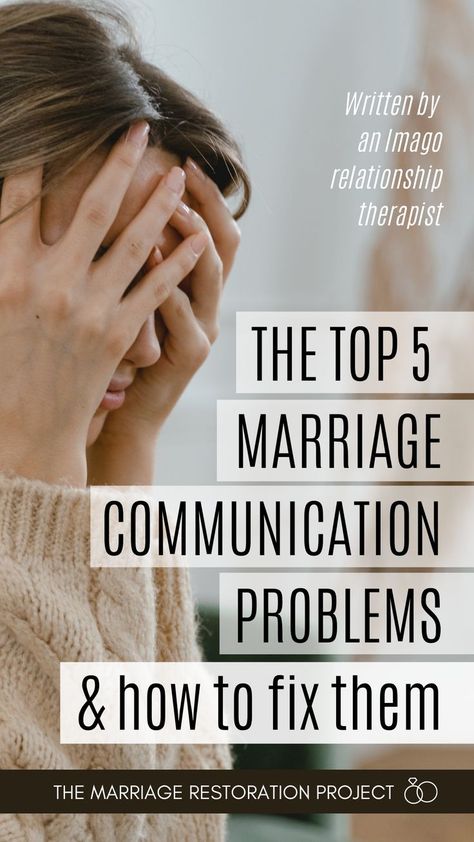 Is your inability to communicate effectively with your partner making you feel unheard, not cared for, and/or unloved? The bad news is that communication problems can have a devastating, even fatal impact on a marriage. The good news is that with the right tools you can fix your communication problems, and communication issues are one of the easiest marriage problems to fix. These are the 5 biggest communication mistakes of married couples and their solutions! | Marriage counseling Imago Therapy, Long Distance Relationship Problems, Relationship Advice Questions, Communication Issues, Marriage Restoration, Communication In Marriage, Marriage Issues, Marital Problems, Communication Problems