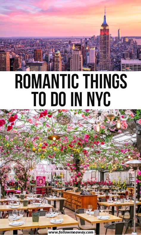 Romance In New York City, Nyc Romantic Things To Do, New York Date Ideas, New York Valentines Day, New York City Date Night, Things To Do In New York, Nyc In February, Nyc Experiences, Couples Nyc