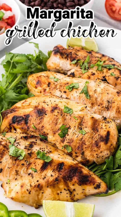 This easy recipe for Margarita Grilled Chicken is a must-make all summer long! Tender juicy chicken with the best flavor every time! Margarita Chicken Recipe, Recipe For Margarita, Margarita Grilled Chicken, Montreal Steak Seasoning Recipe, Delicious Grill Recipes, Margarita Chicken, Season Steak Recipes, White Bbq Sauce, Norway Cruise