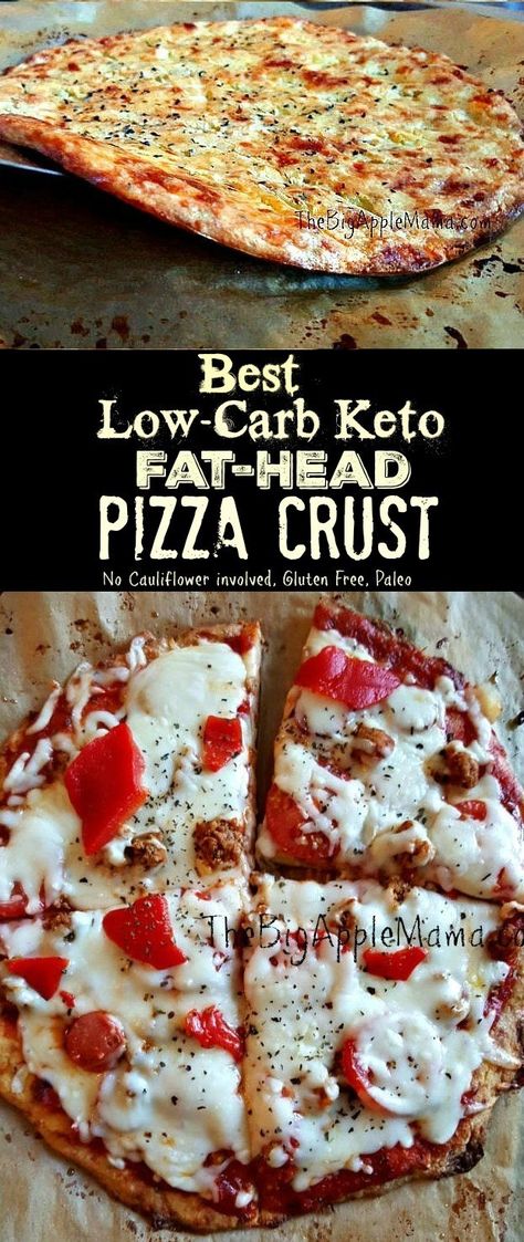 Best Low Carb, Keto Fathead dough pizza crust - No cauliflower involved This is pretty good! Keto Fathead Dough, Fat Head Pizza Crust, Keto Pizza Crust, Dolce Poche Calorie, Fathead Dough, Dough Pizza, Low Carb Low Fat Recipes, Boiled Egg Diet Plan, Diet Recipes Easy