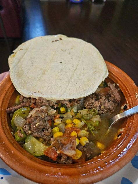 Calabacitas with Beef, Green Chile - Easy DIY Recipes Calabacitas Recipe Ground Beef, Calabacitas Recipe, Mexico Recipes, Mexican Dinners, Green Chile Stew, Mexican Favorites, Serrano Peppers, White Bean Soup Recipes, Chuck Steak