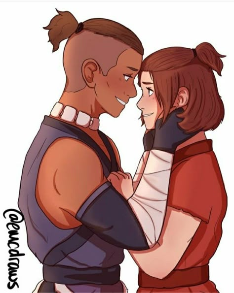 Sokka X Suki, Sokka And Suki, Sokka Suki, Suki And Sokka, Suki Avatar, Avatar Ships, Avatar Fanart, Tv Show Couples, Avatar Last Airbender