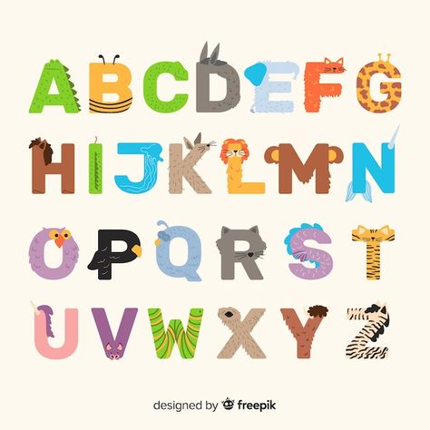 Adjective Words, Animal Alphabet Letters, Handwriting Practice Worksheets, Abc Print, Comic Font, Opposite Words, Alphabet Tracing Worksheets, Font Alphabet, Animal Letters