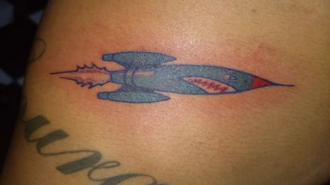 Houston Rockets Logo Tattoo Houston Rockets Tattoo, Rocket Tattoo Design, Houston Rockets Logo, Rocket Tattoo, Taboo Tattoo, Rockets Logo, Houston Rockets, Tattoo Design, Jesus Fish Tattoo