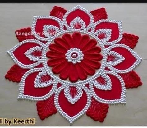 2024 Rangoli, Peacock Rangoli Design, White Rangoli, Diwali Special Rangoli Design, Diwali Dhamaka, Easy Rangoli Designs Videos, Very Easy Rangoli Designs, Peacock Rangoli, Rangoli Designs Simple Diwali