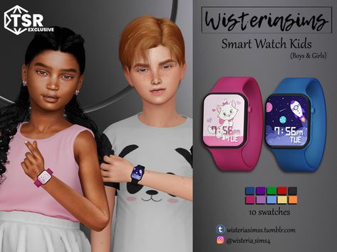 Little Sims, The Sims 4 Kids, Lotes The Sims 4, Sims 4 Toddler Clothes, Sims 4 Piercings, Sims Baby, Watch Kids, Sims 4 Cc Kids Clothing, Sims Packs