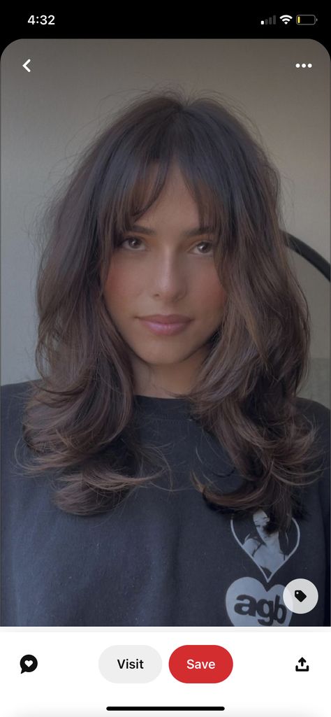 Hairstyles Long Bob, 90s Haircuts, Haircut Selfie, Photo Hijab, Shaggy Haircuts, Cute Hairstyle, Bangs With Medium Hair, Hairstyles For Layered Hair, Hijab Girl