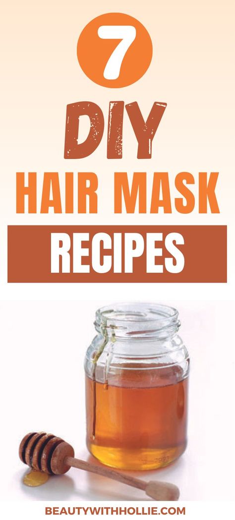 7 DIY Natural Hair Mask Recipes For Volumized Hair Diy Deep Conditioning Hair Mask, Shiny Hair Mask, Volumized Hair, Healthy Hair Mask, Best Diy Hair Mask, Soft And Shiny Hair, Diy Natural Hair, Hair Masks For Dry Damaged Hair, Honey Hair Mask